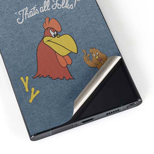 Looney Tunes Foghorn Leghorn Thats All Folks Galaxy S25 Ultra Skin